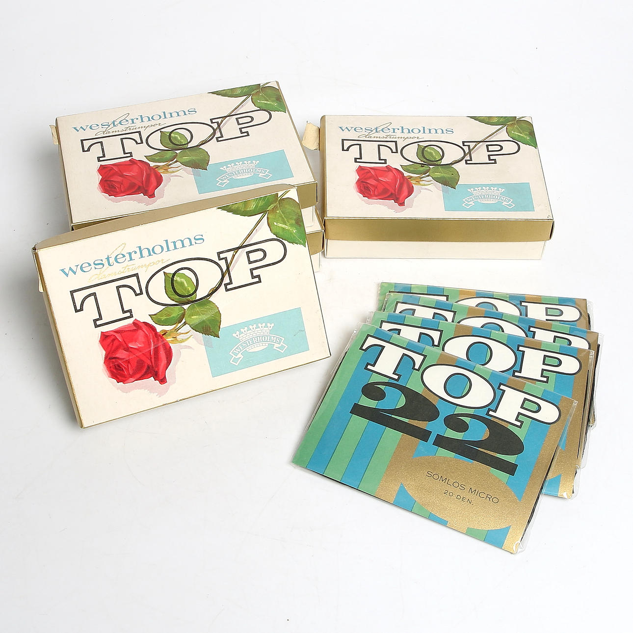 DAMSTRUMPBYXOR, 18 st, vintage, svarta, 20 den, sömlös micro, Westerholms damstrumpbyxor. Strl. 9,5 (38). 1960-tal.