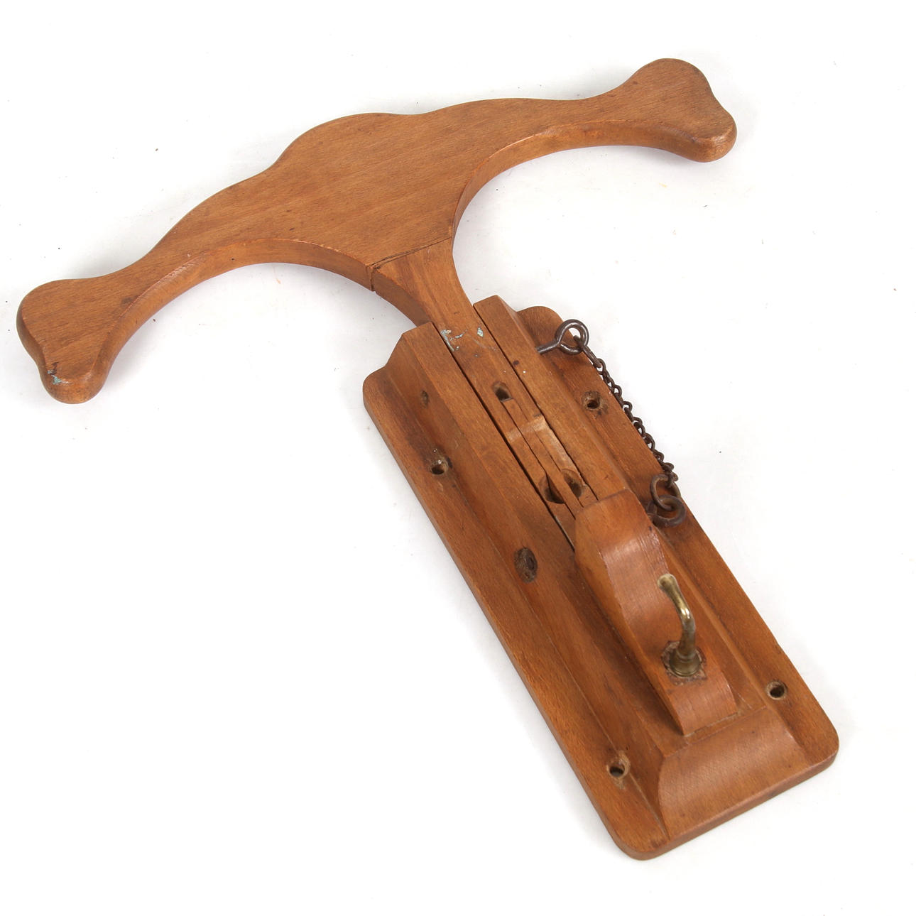 HERRBETJÄNT, vägghängd, teak, 1900-tal.