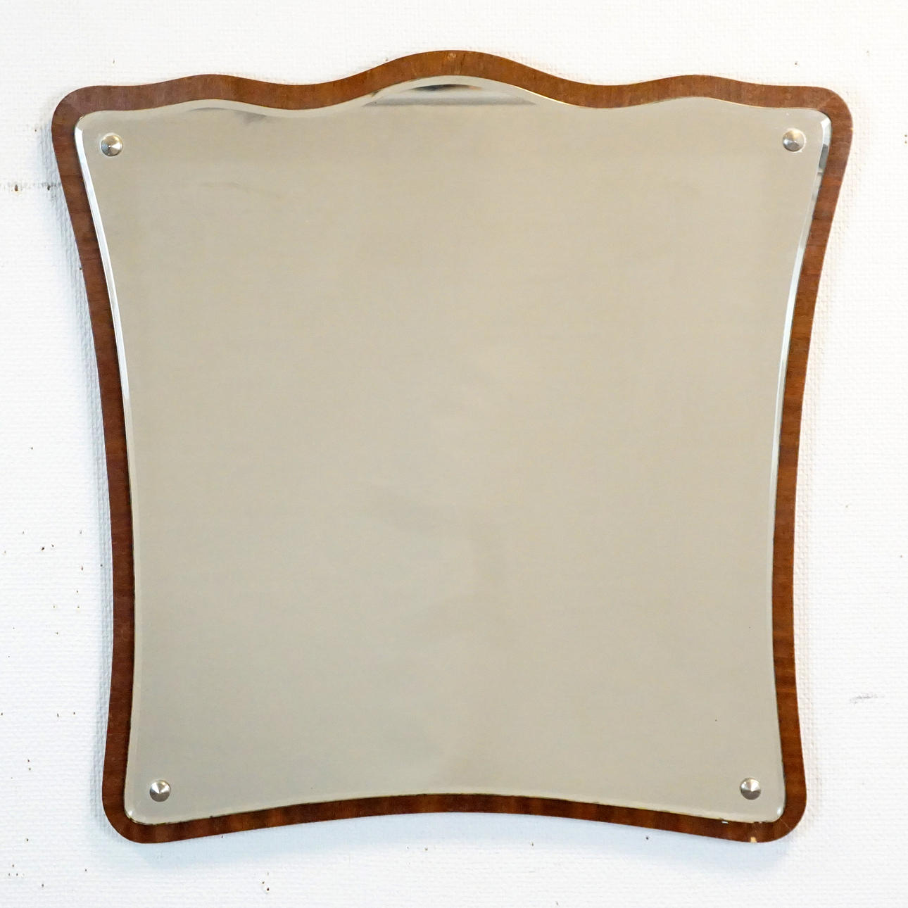 SPEGEL, AB Eriksmålaglas, Holz/Kristallglas.