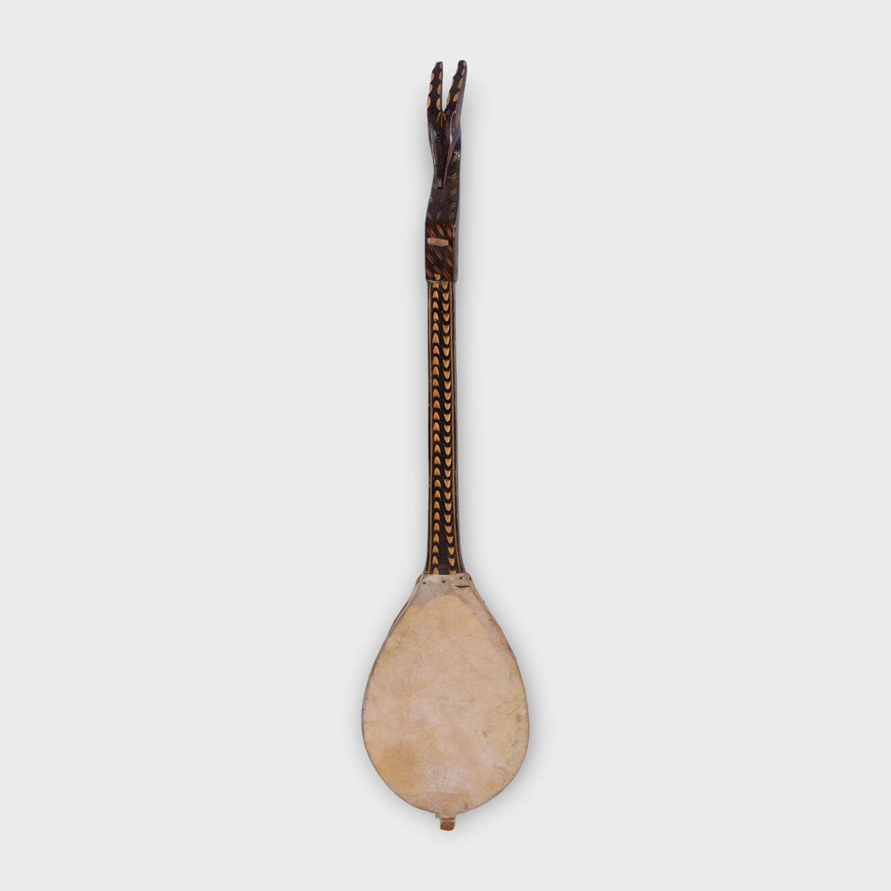 A Balkan Gusle stringed instrument, 20th century.