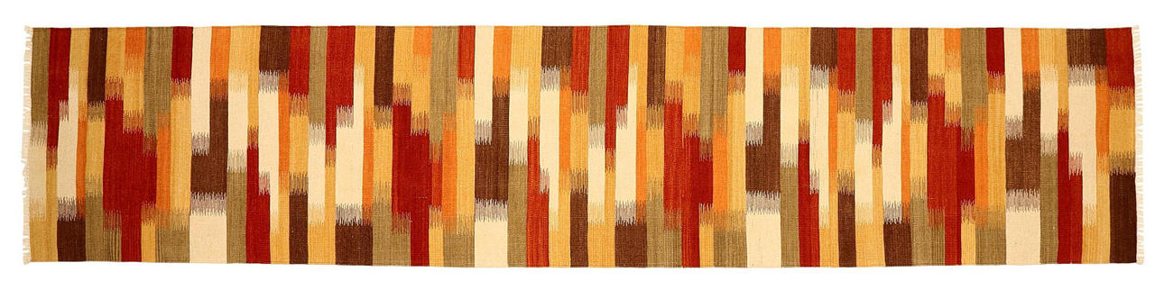 GALLERIMATTA, India kilim, kelim, 394x80 cm.