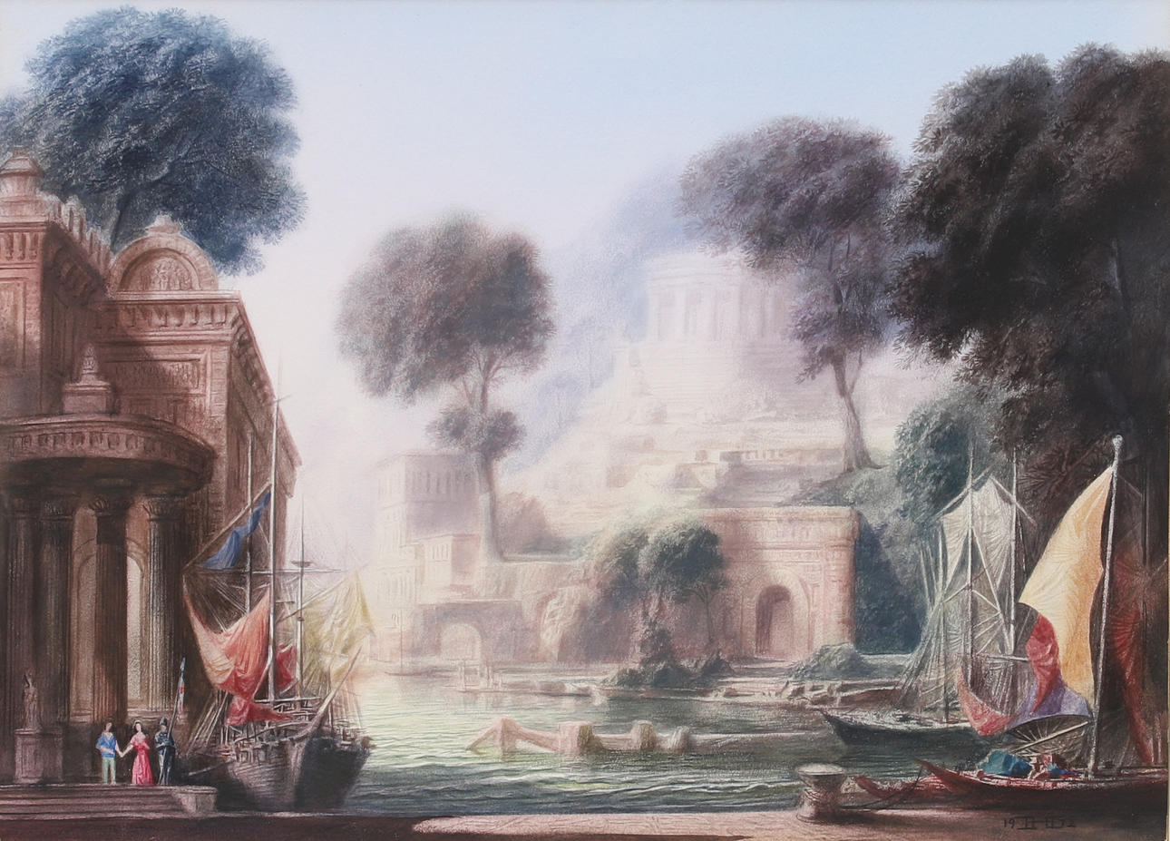 HAROLD HITCHCOCK (1914-2009). EIN CAPRICCIO.