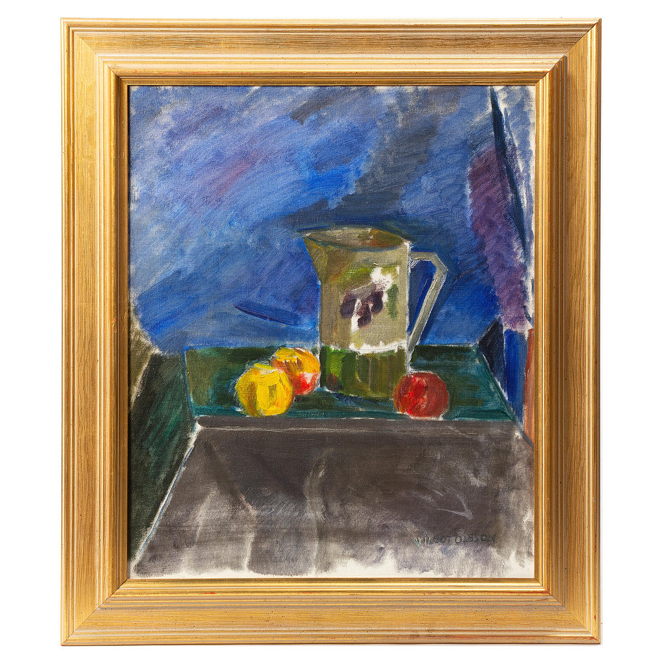 WILGOT OLSSON. Oil on canvas, signed.