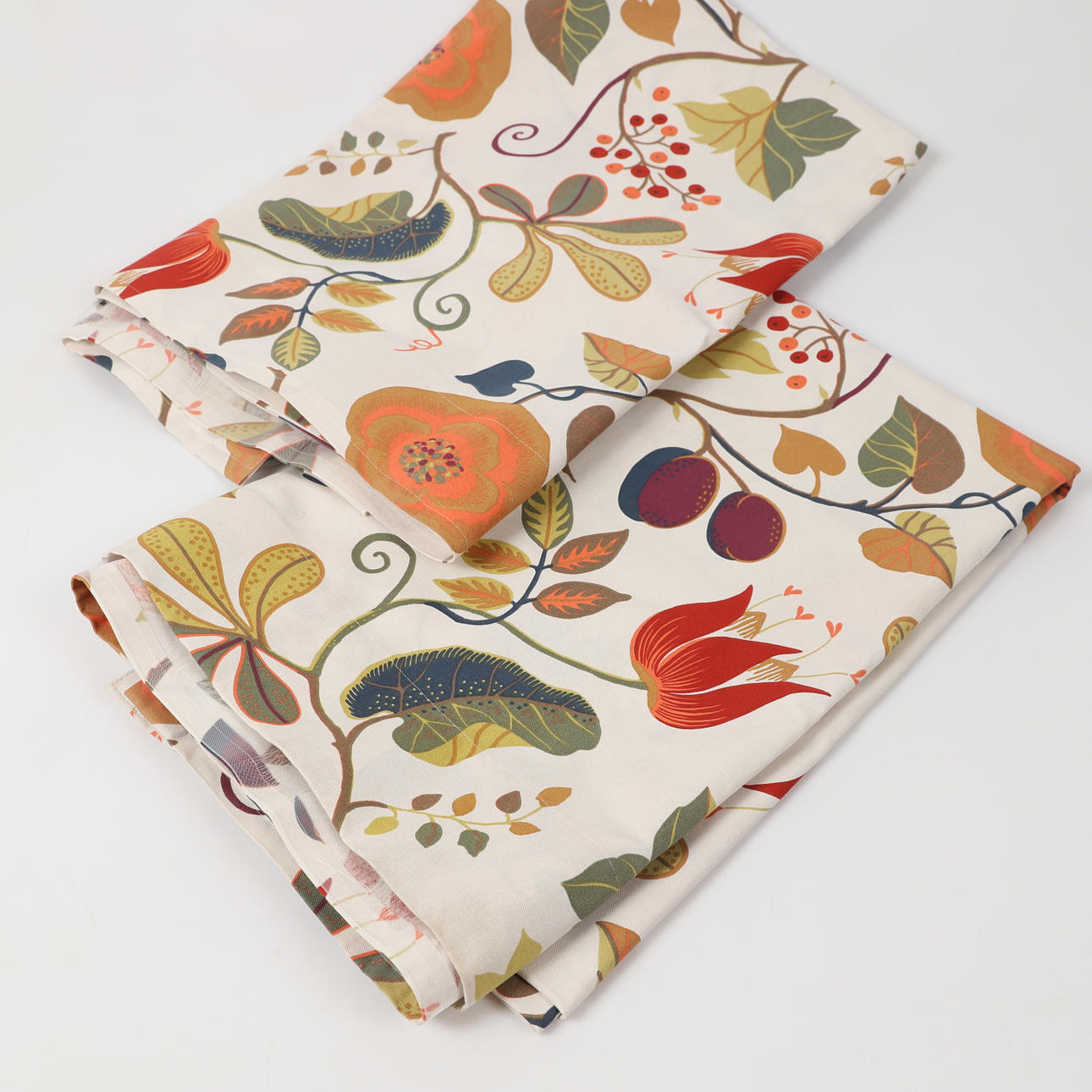 GARDINLÄNGDER, 2 stycken, "Capri", Kinnamark.