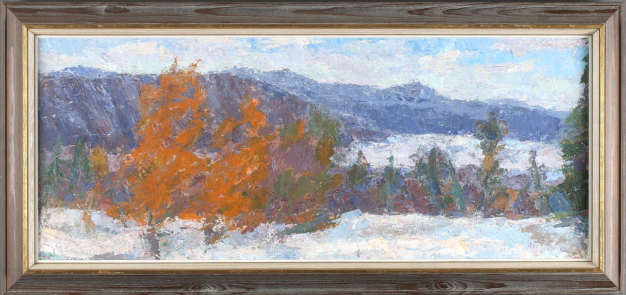 HERMAN TALVIK. Olja på duk, signerad och daterad 1970.