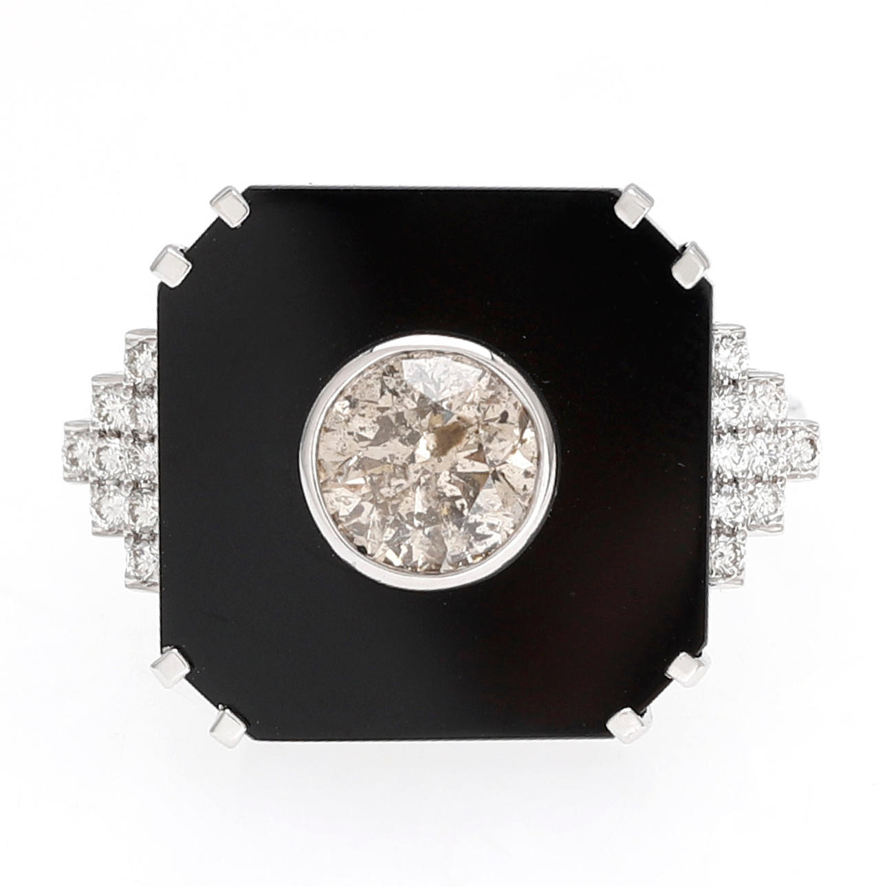 Art Deco diamantring.