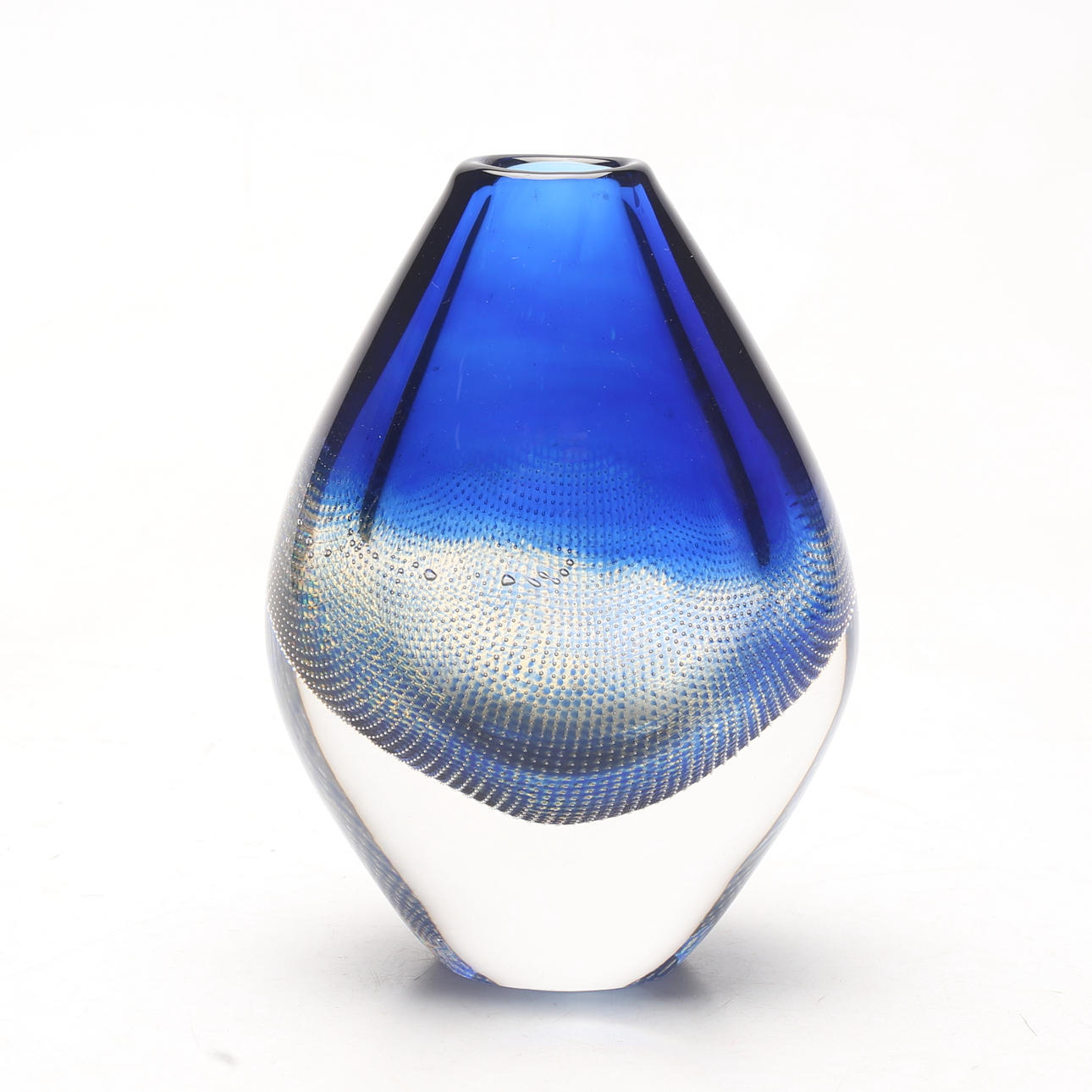 SVEN PALMQVIST. Eine Glasvase, „Kraka“, Orrefors.