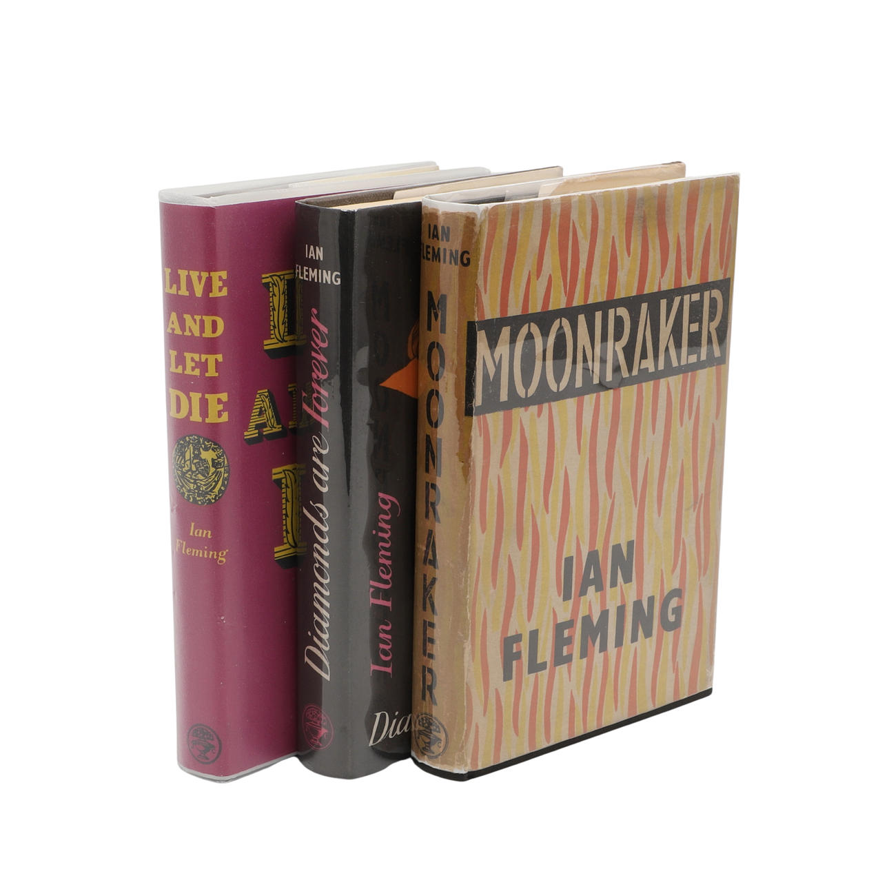 JAMES BOND - THREE VOLUMES BY IAN FLEMING.