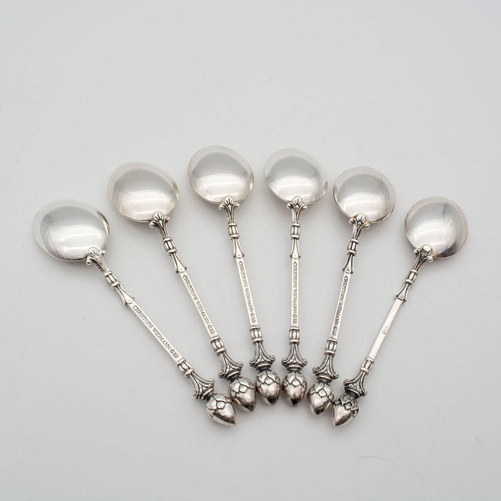 CHRISTOPH WIDMANN, CLASSIC COFFEE SPOON, SILVER PLATED, 90S