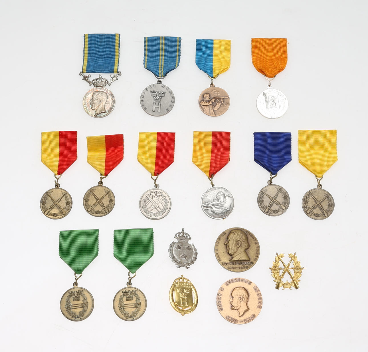 COLLECTION MEDALS, 17 pcs.