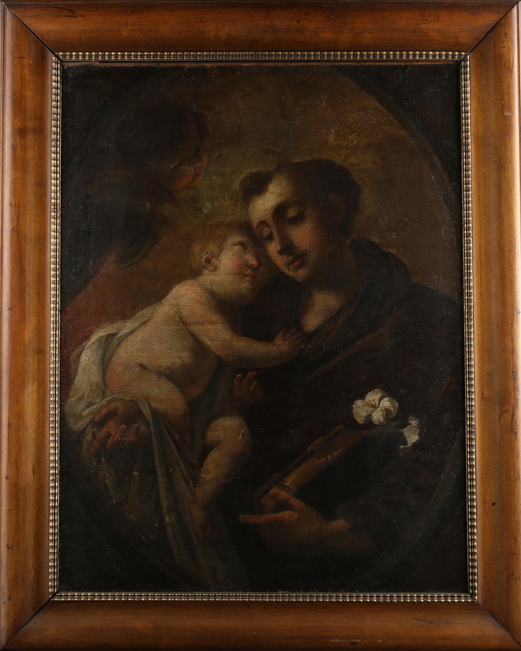 OIDENTIFIERAD KONSTNÄR. Religöst motiv, olja på duk, osignerad, 1700-tal.