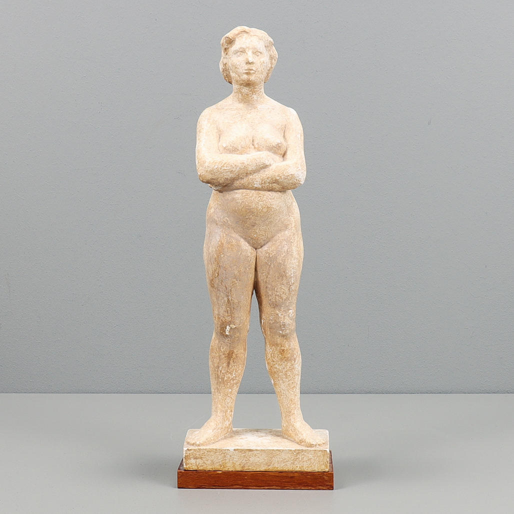 SIXTEN NILSSON sculpture plaster, Standing model.