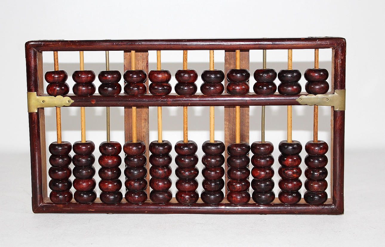 ABACUS, kulram, trä.