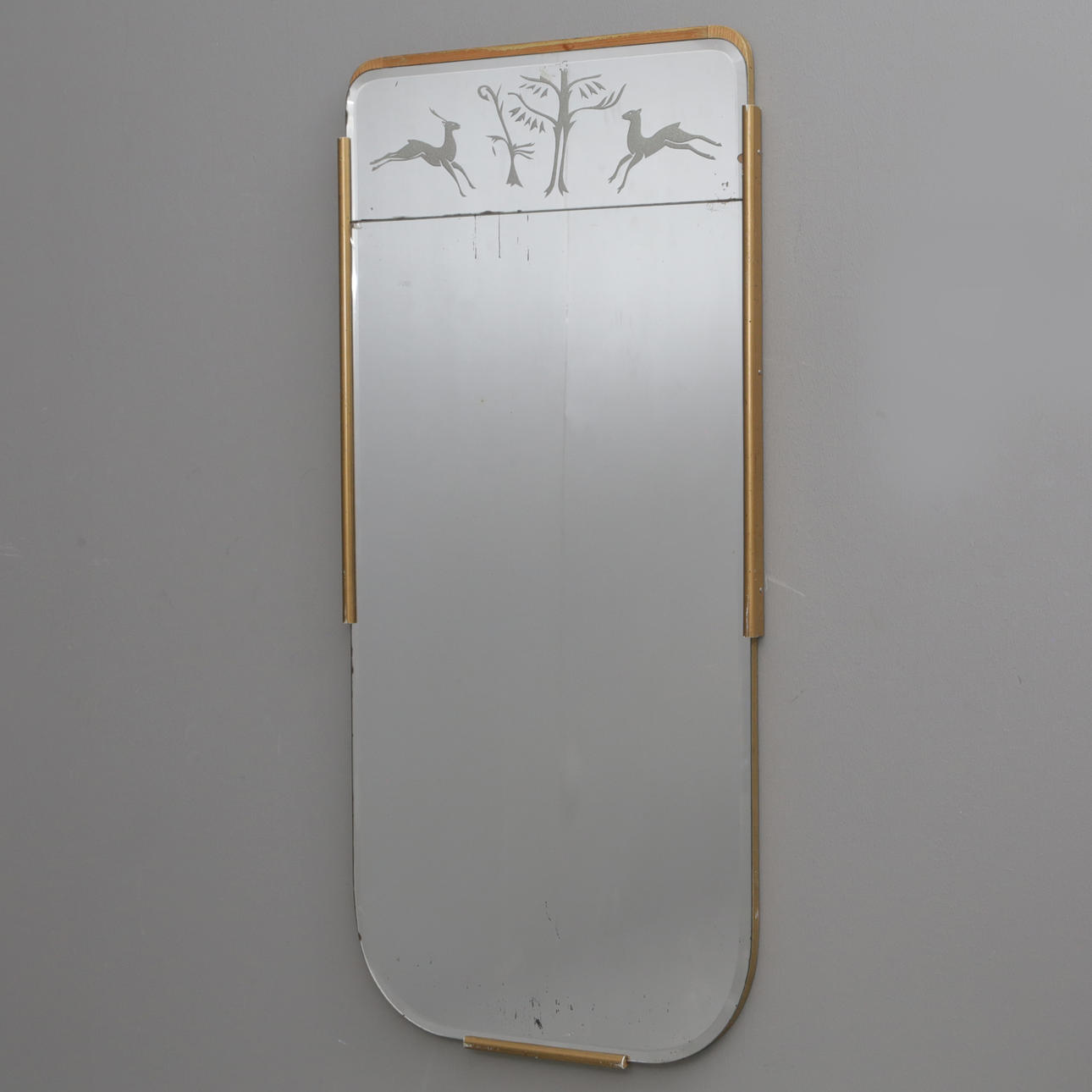 A mirror, art deco.
