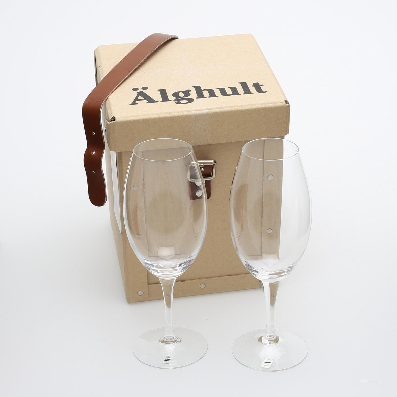 VINPROVARGLAS, 6 st, Rolf Sinnemark, Älghults glasbruk.