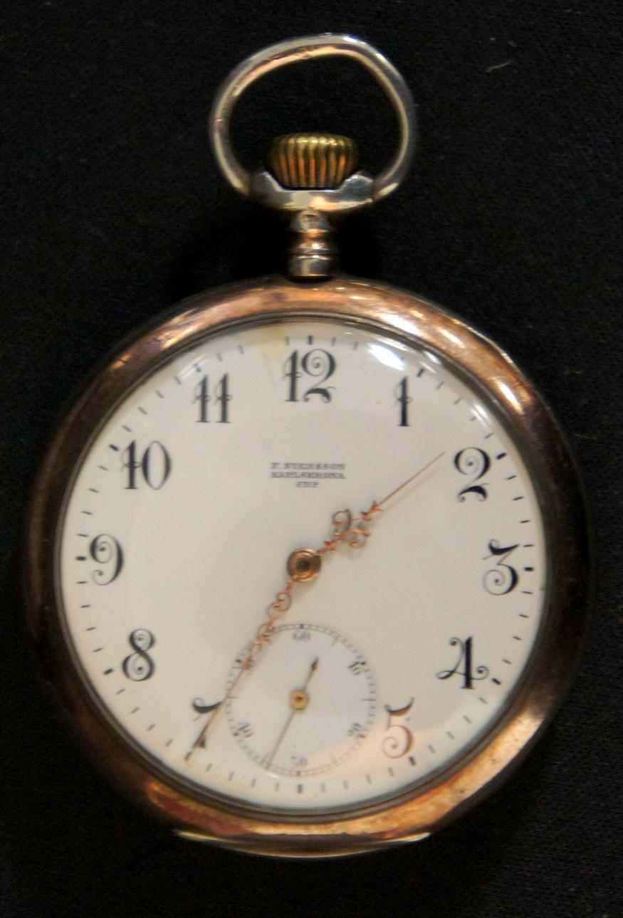 FICKUR, silver, P.Svensson, Karlskrona.