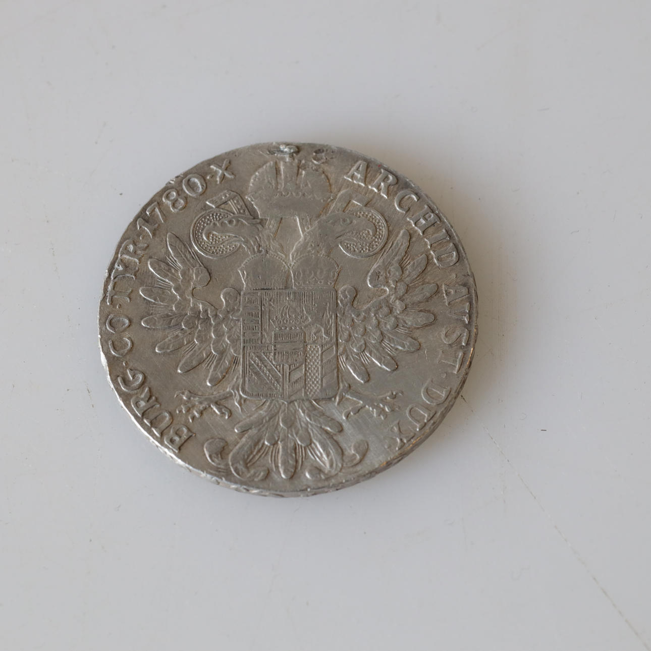 A silver coin, 1 Thaler, Austria, 1780.