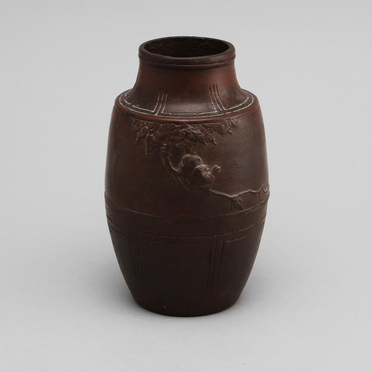 URNA, brons, orientalisk, 1800/1900-tal.