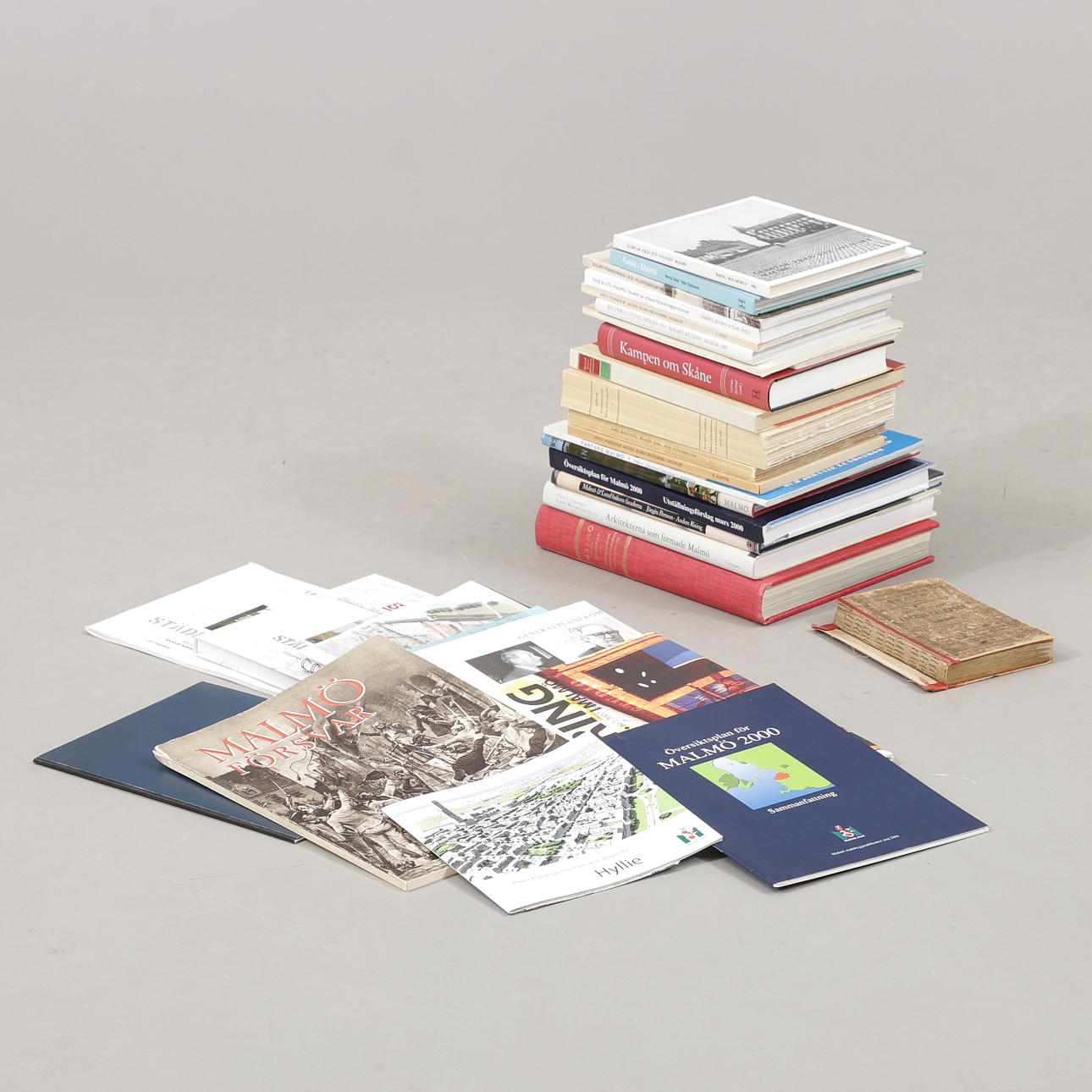 BÖCKER OM MALMÖ OCH SKÅNE, 30 st, 1900-tal.