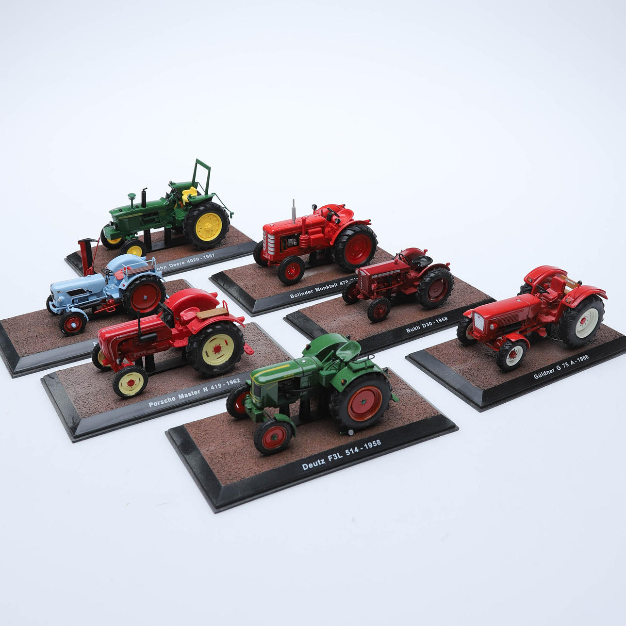 MODELLAUTOS, Tartors, 7 Stück.