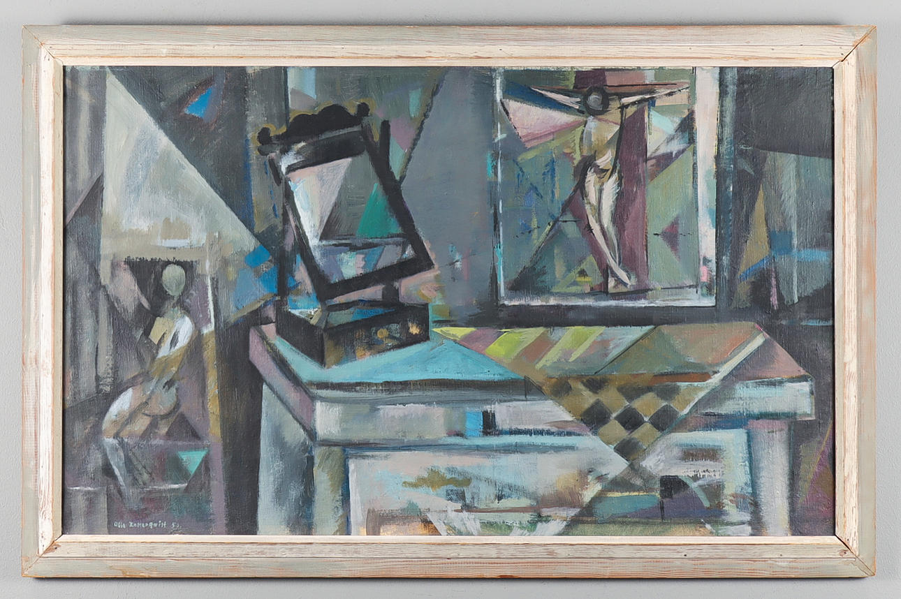 OLLE ZETTERQUIST. Oil on canvas, signed.