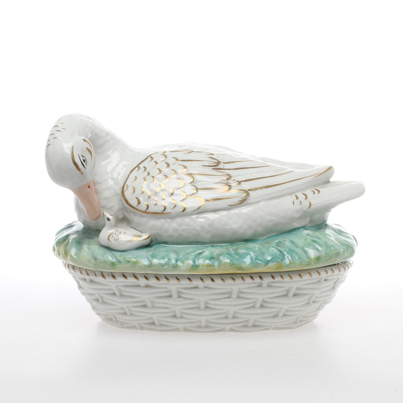 PASTEJFORM, porslin, i form av fåglar, 1900-tal.