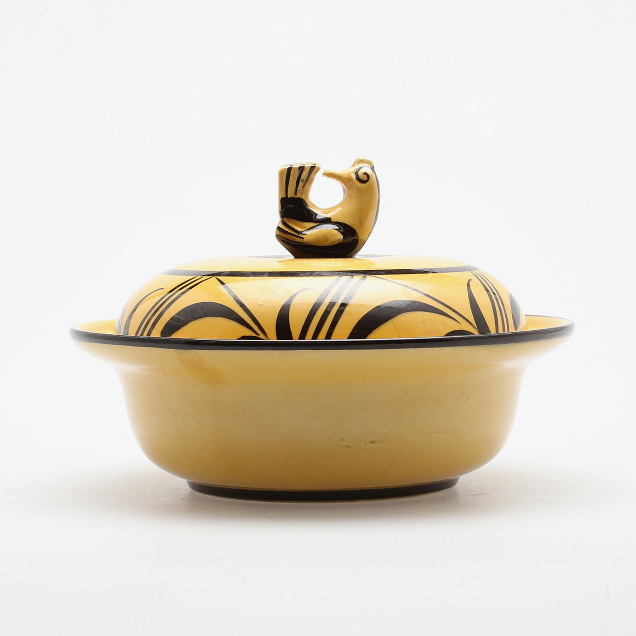 SKÅL med LOCK, Bo Fajans, Gefle, 1900-tal.