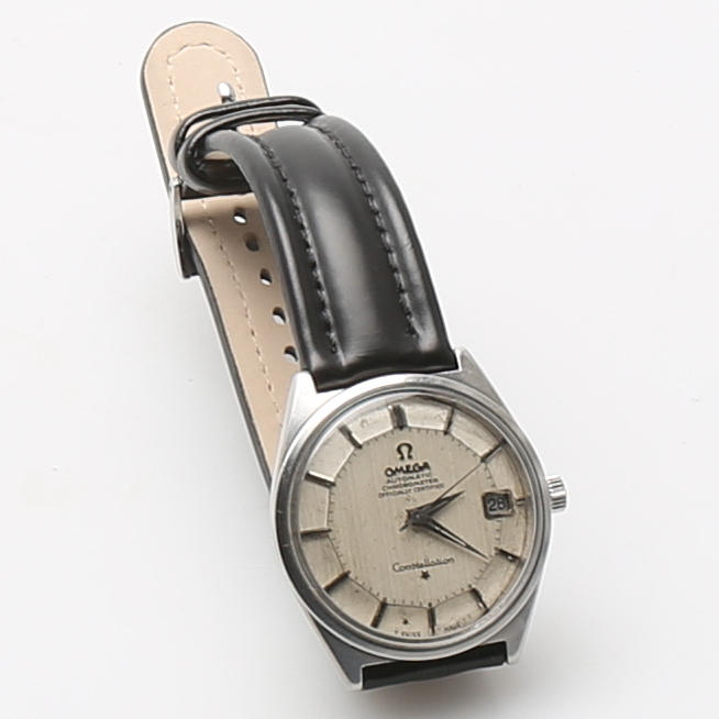 ARMBANDSUR, Omega Constellation, Automatic Cronometer, i box, Schweiz, 1960-tal.