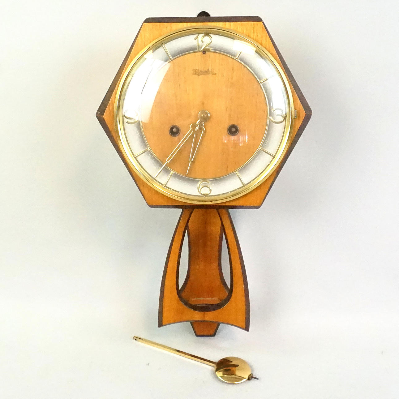 A wall clock, Brobi, Germany, first half of the 20th century. Clocks ...