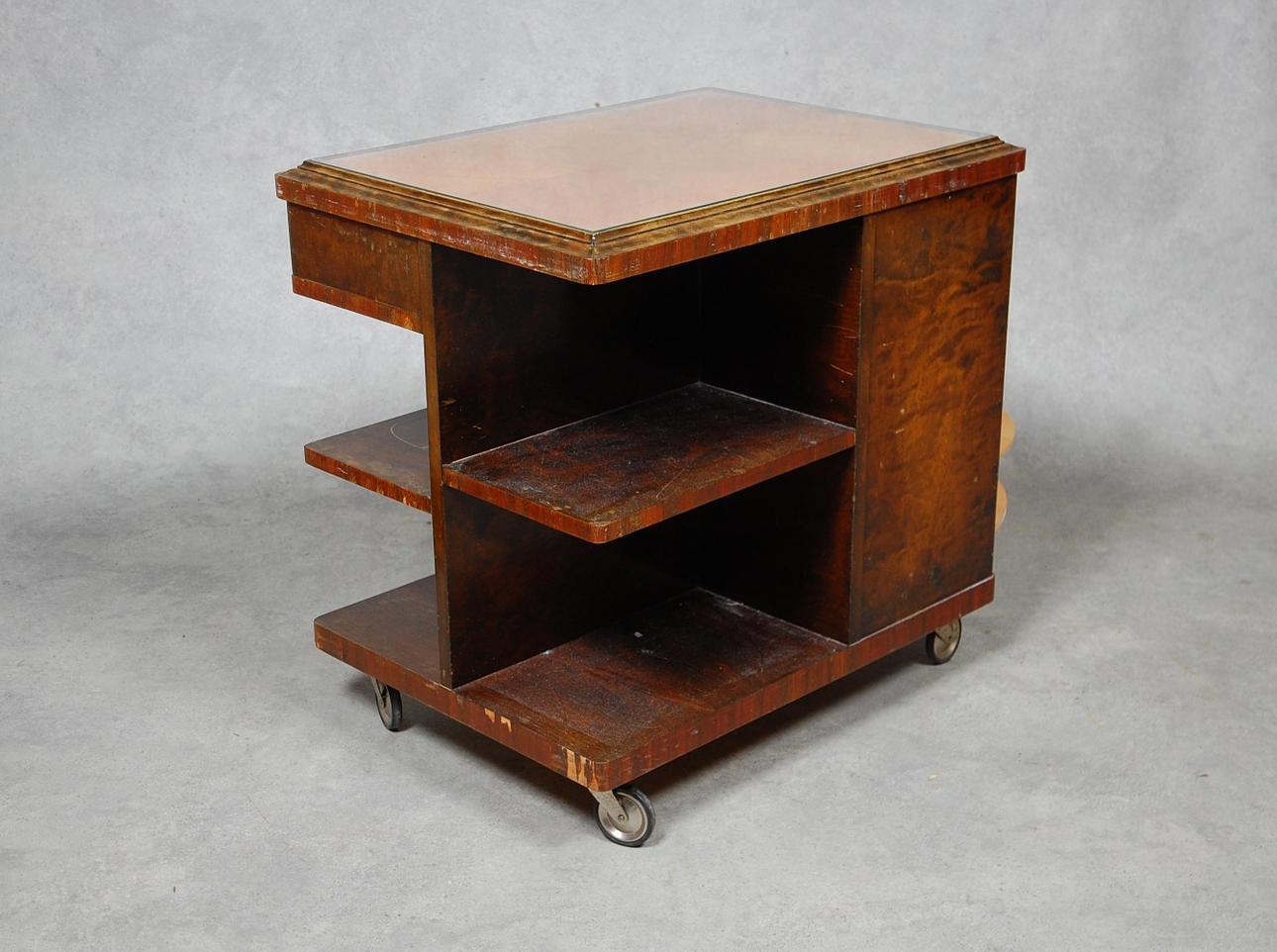 RÖKBORD med barskåp Art Deco, 1900-talets första hälft.