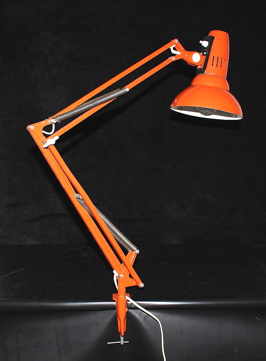 INDUSTRILAMPA, metall, orage, Femo typ A9.