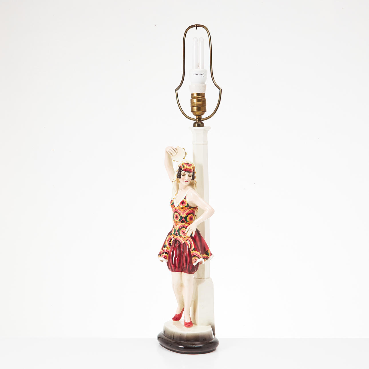 JOSEF LORENZL (1892-1950) Tischlampe, Goldscheider.