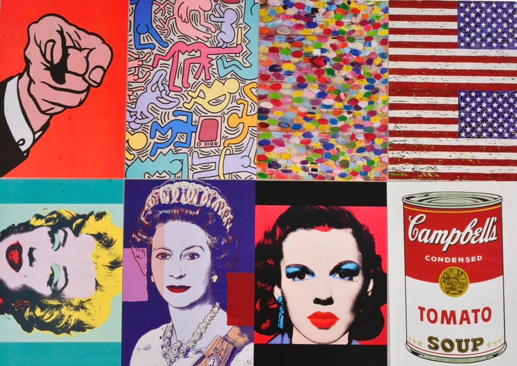 POP ART PORTFOLIO, 8 artprints.