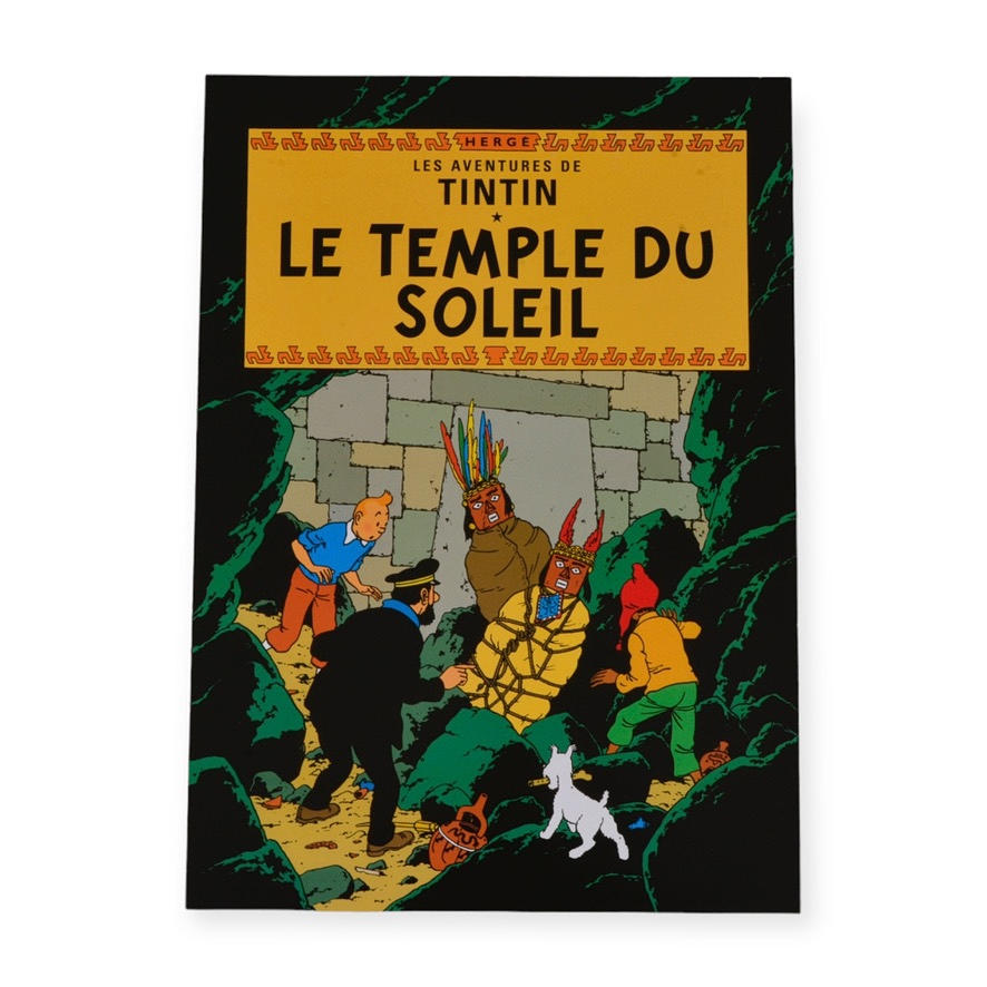 TINTIN, póster, impresión offset.