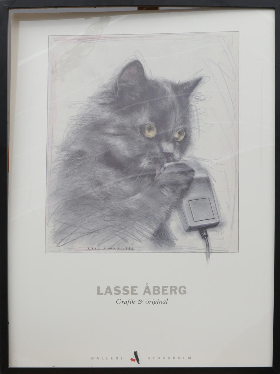 LASSE ÅBERG. PLANSCH, 1992.