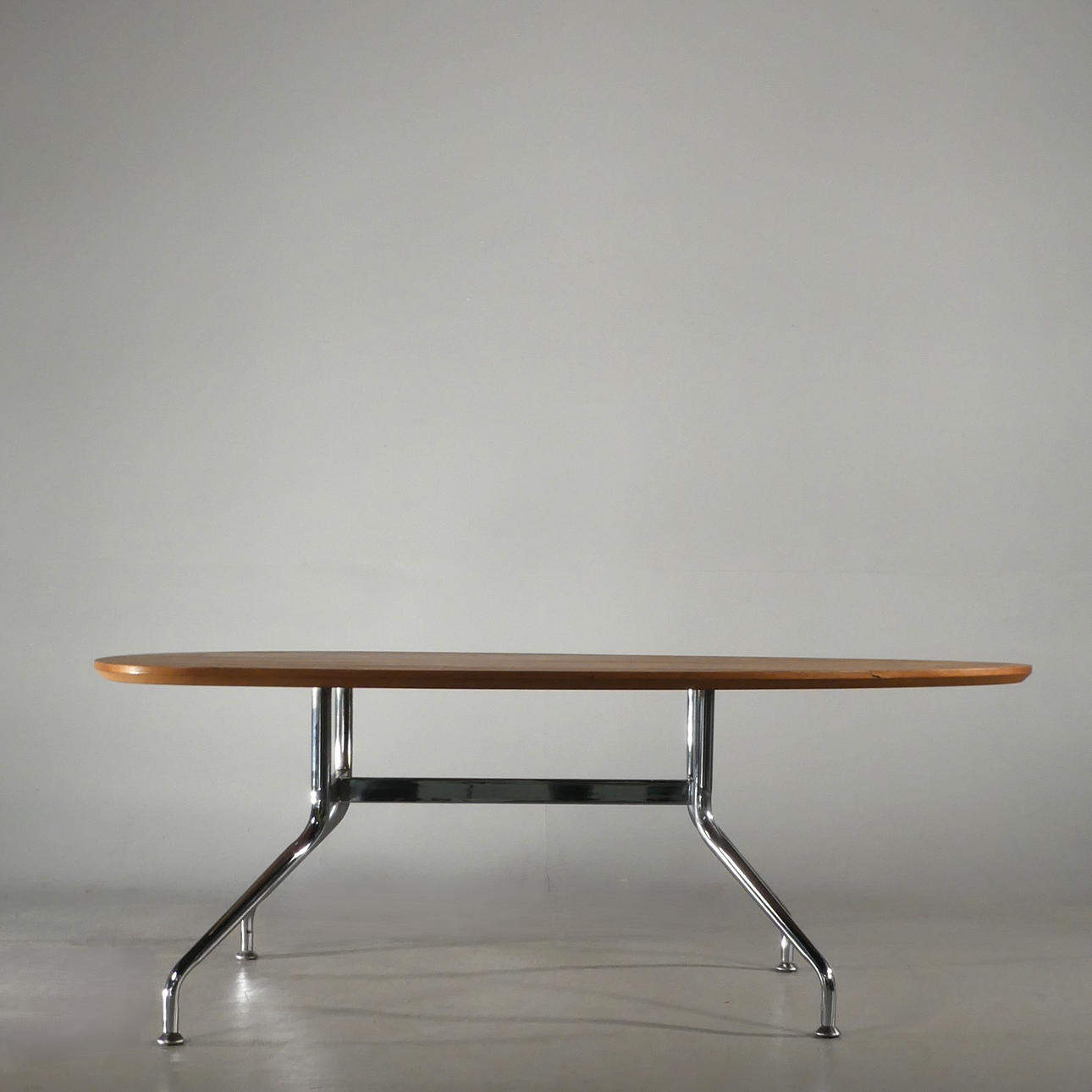 THOMAS EKLUNDH. coffee table, walnut and chrome, series Pluto, designed in 2007.