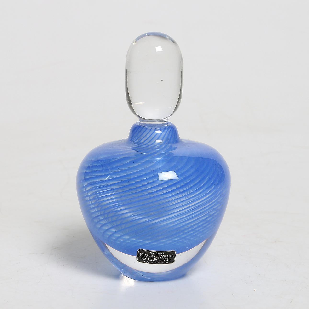 PARFYMFLAKONG, glas, Göran Wärff, Kosta Boda. Signerad, 1900-tal.