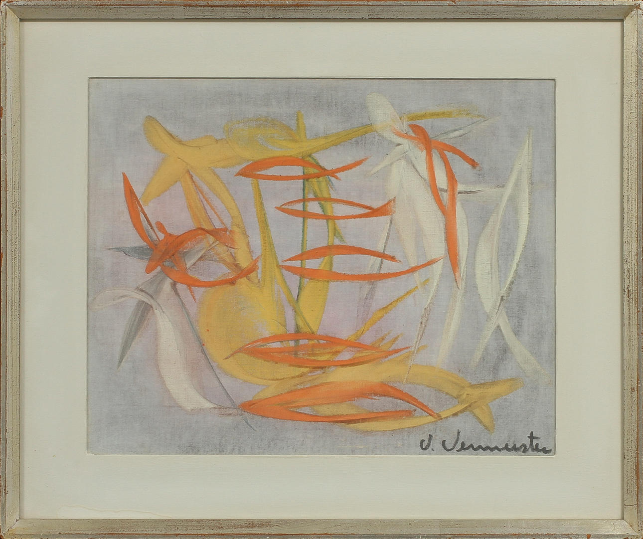 VERNER VENNERSTEN. blandteknik på duk, sign.