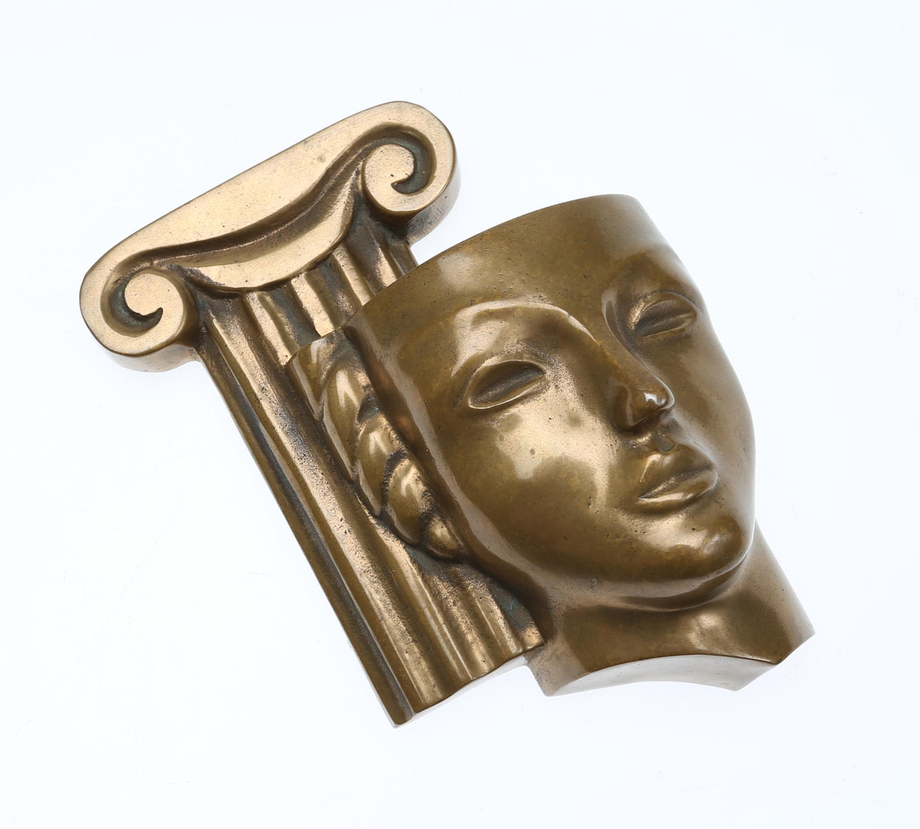 VÄGGRELIEF, brons, 1900-talets mitt.