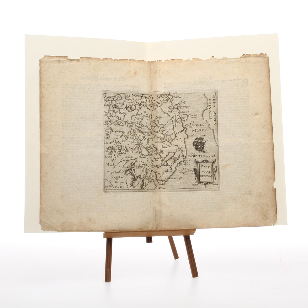 KARTA , "Sveciae Regnum", Giovanni Botero, ca 1596/97.