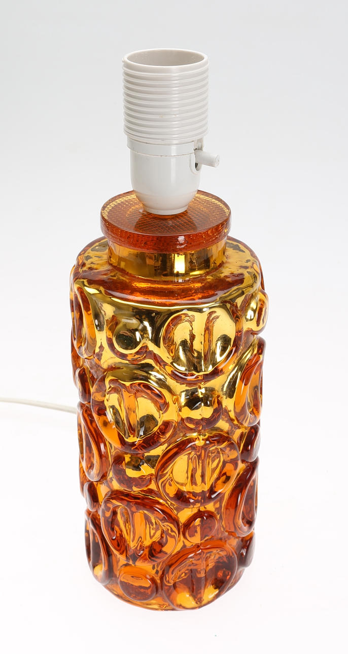 BORDSLAMPA, glas, Gustaf Leek, 1900-talets mitt.