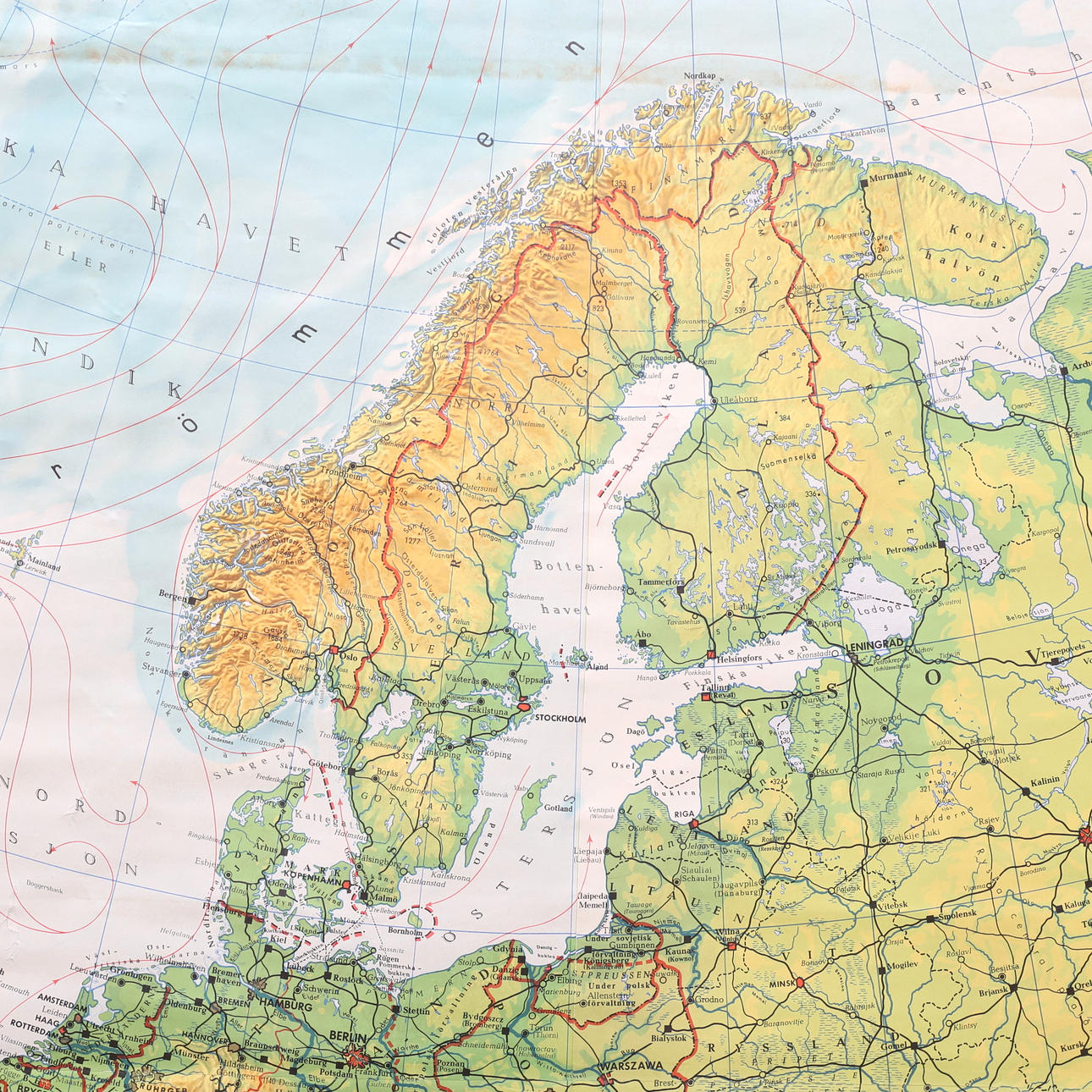 MAPA ESCOLAR, Europa, siglo XX.