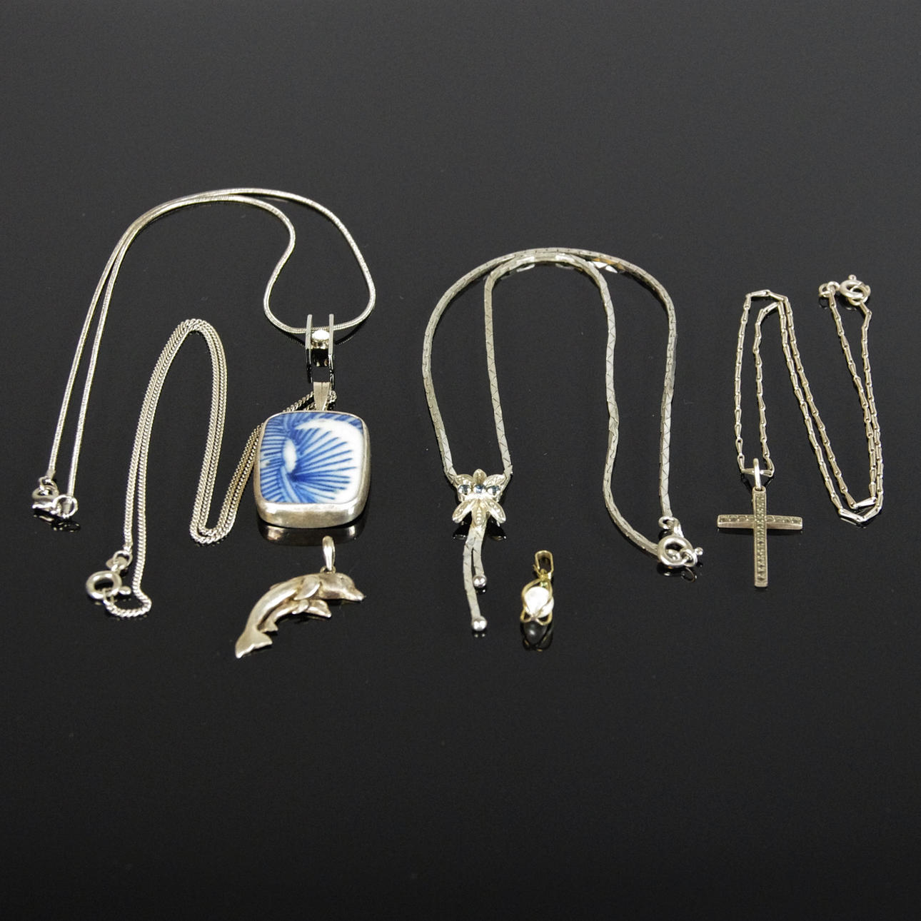 HÄNGEN, 7 stycken, silver.