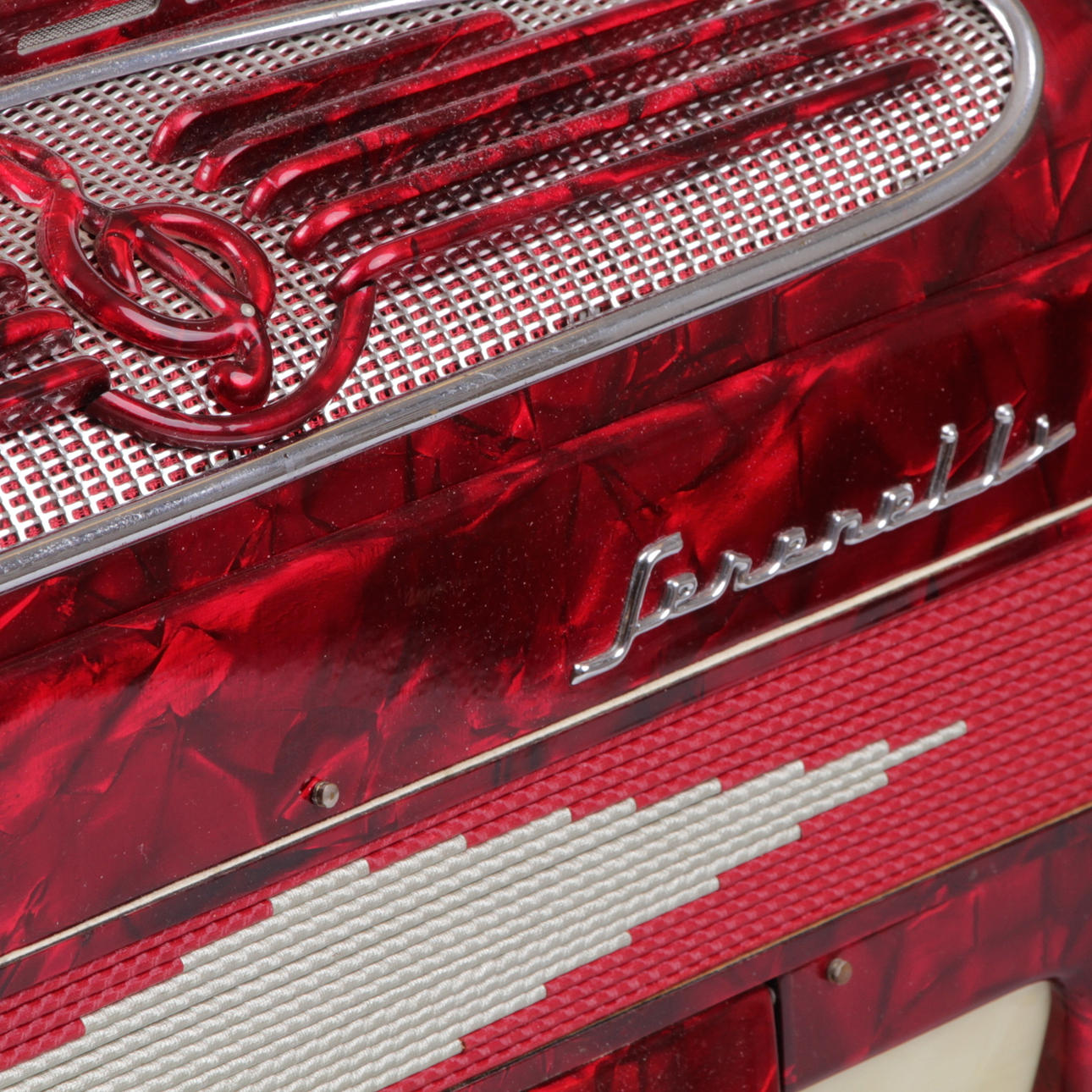 KNAPPDRAGSPEL, med väska, Serenelli, Italien, 1950/60-tal.