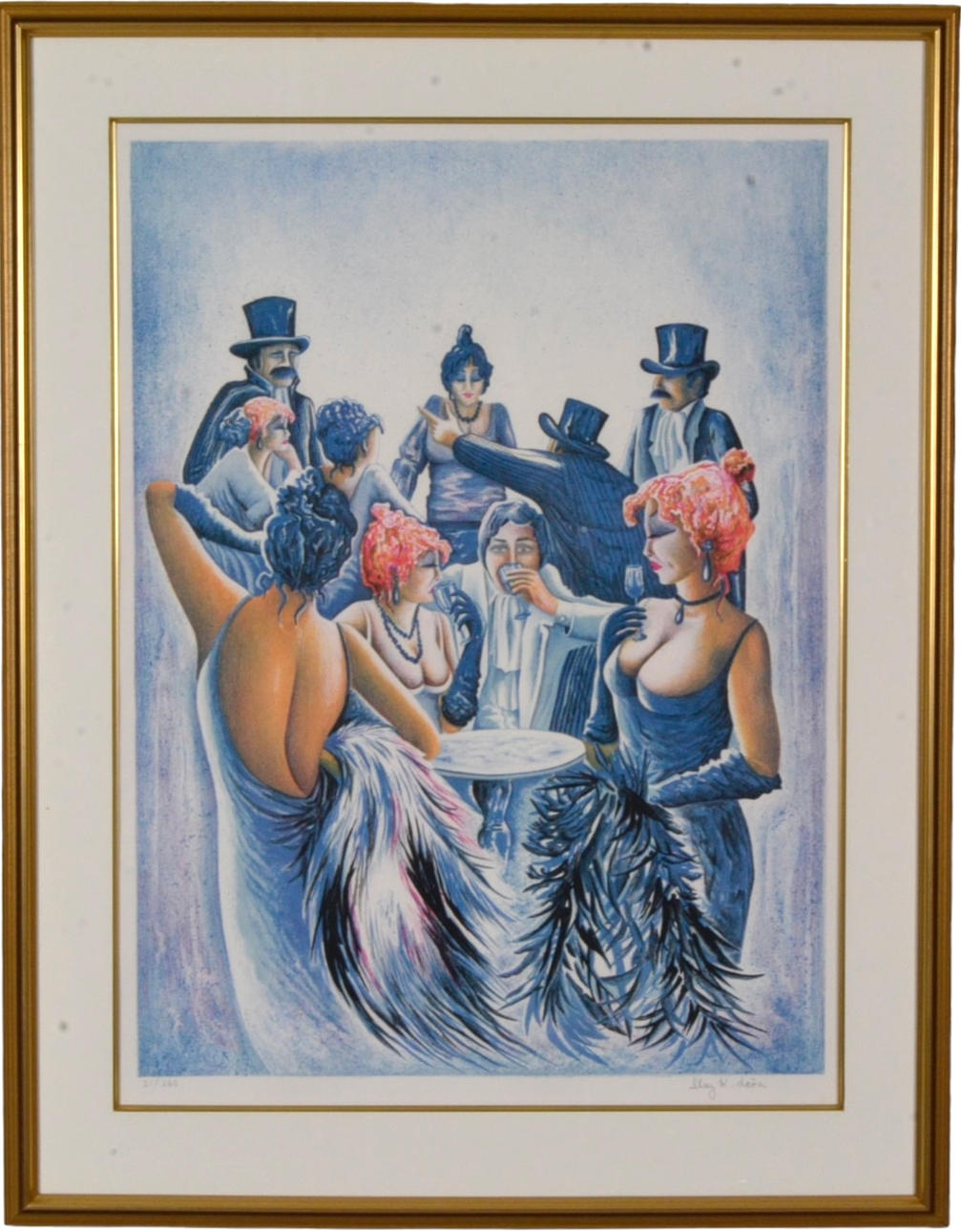 MAY K LEON. Color lithography.