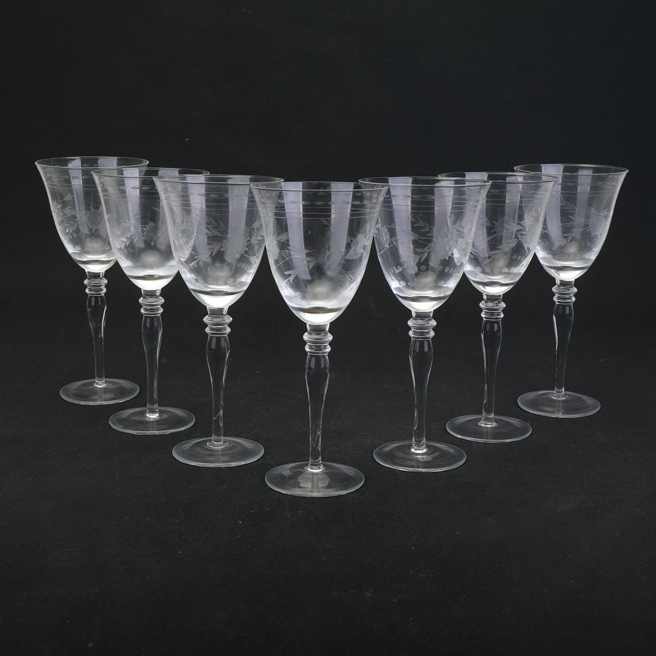 VINGLAS, 7 stycken, Mio.