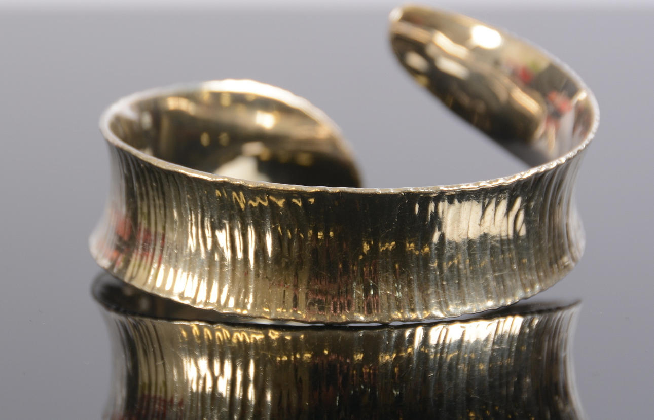 ARMRING, sterlingsilver, Stig Nolin, Viken, 1989.