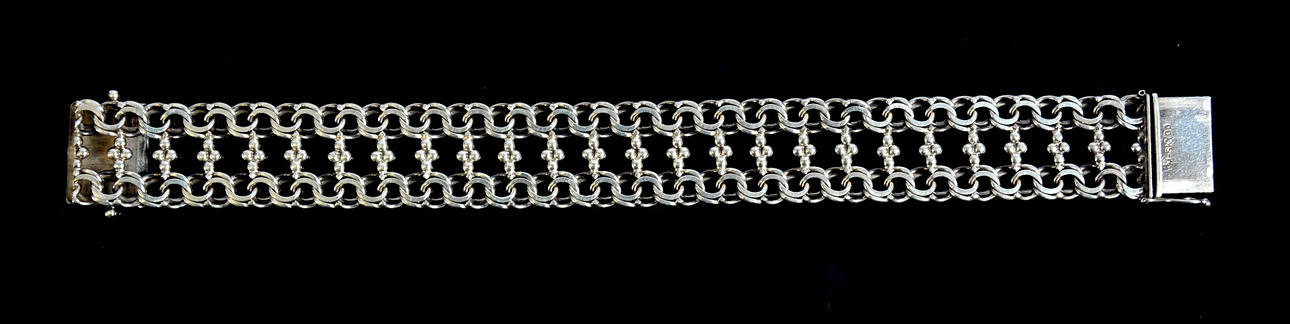 ARMBAND, silver, Götes Guldvaror G Engström, 1975.