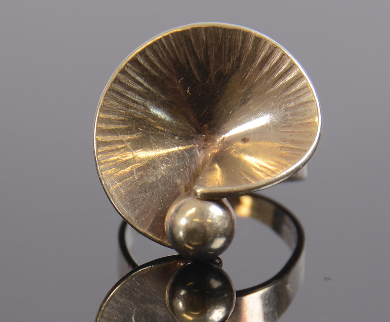 RING, sterlingsilver, K E Palmberg för ALTON, 1975.