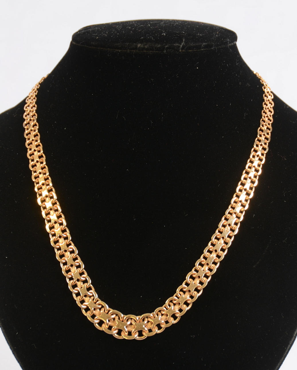 HALSBAND, 18 K, doserad X-länk, Michelsson, Enköping, 1967.